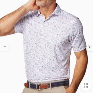 Johnnie-O Men's Medium Performance Sunshine State SPF 50 Sun Protector Polo